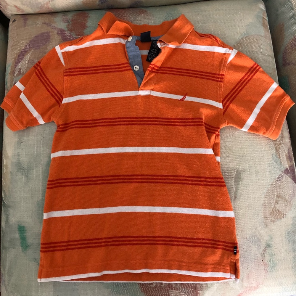 Gently used Nautica polo shirt for boys